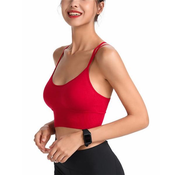 

women's shapers women casual sports backless underwear, solid color u-shaped collar running sleeveless, Black;white