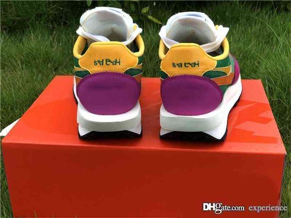 

released authentic ldwaffle shoes pine green purple del sol black anthracite wolf grey white ld waffle bv0073-301 men running{category}