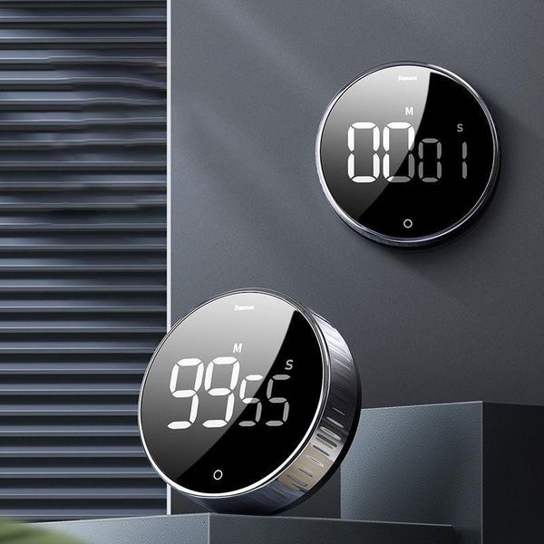 

timers baseus kitchen timer magnetic digital manual countdown alarm clock mechanical cooking study satch
