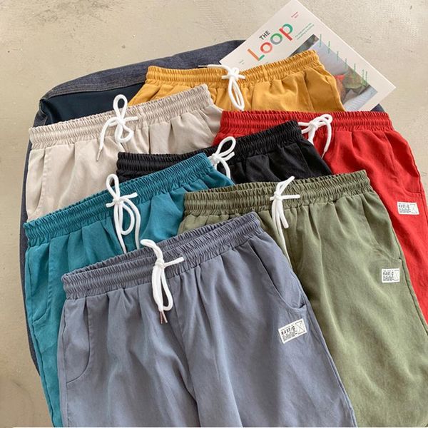 

men's shorts male's plus size pure color loose casual beach for surfing summer maea99, White;black