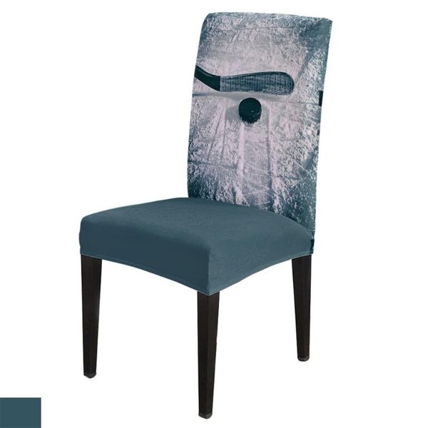 

chair covers ice hockey sports spandex elastic dining slipcover removable kitchen seat case stretch cover for banquet