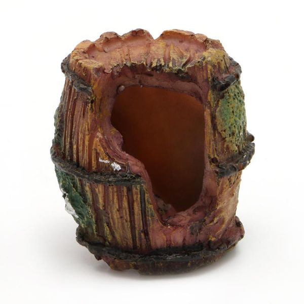 

decorations time-limited 1 pc fish & ornaments barrel aquarium tank resin ornament cave landscaping furnishing decoration