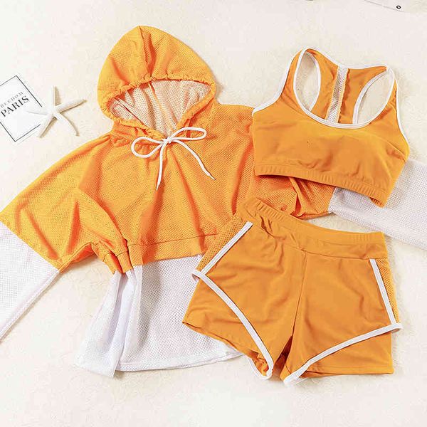 

swimwear women sport 3 piece swimsuit monokini maillot de bain femme bodysuit swimwear 2xl, White;black