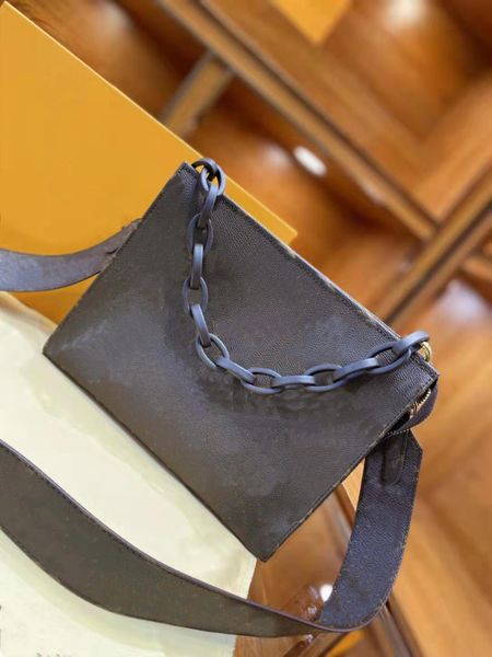 

chain alar bag baguette women genuine leather handbags brown handbag shoulder messenger bags fashion presbyopia girls crossbody unisex