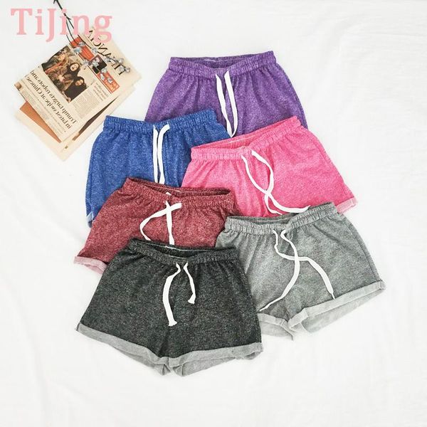 

women's shorts tj european style women causal cotton home short fitness summer thin basic female p126, White;black