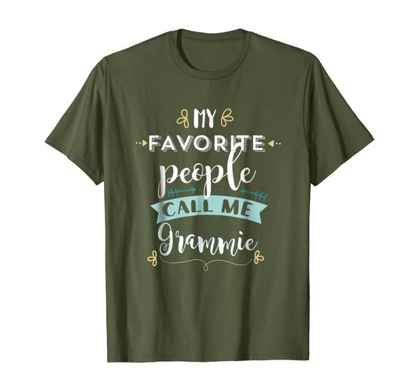 

my favorite people call me grammie t shirt gift for women, White;black