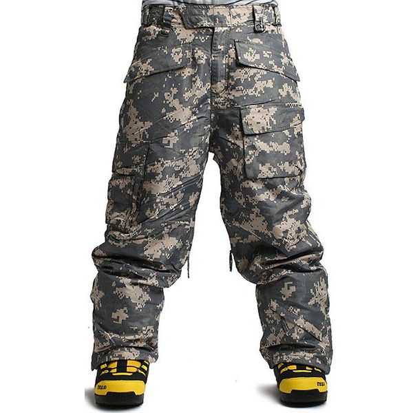 

men's pants edition "southplay" winter waterproof 10,000mm warming mikan military, Black