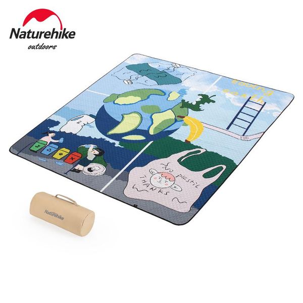 

outdoor pads naturehike picnic blanket camping mat portable 4-10 person beach damp proof family pad for hiking travel nh21fcd02