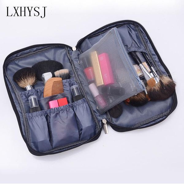 

beautician men and women travel makeup bag waterproof tool storage finishing handbag cosmetic organizer accessories bags & cases