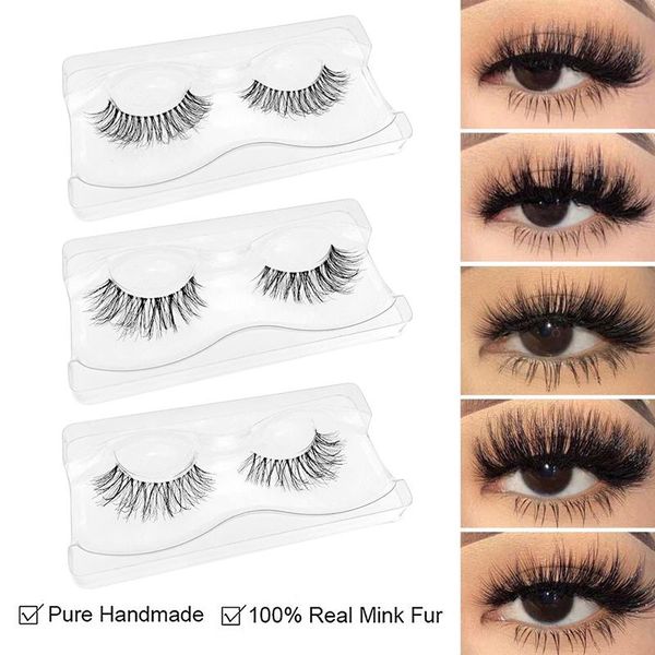

false eyelashes 1 pair 3d long soft professionals for eyelash extension natural style women maquillaje