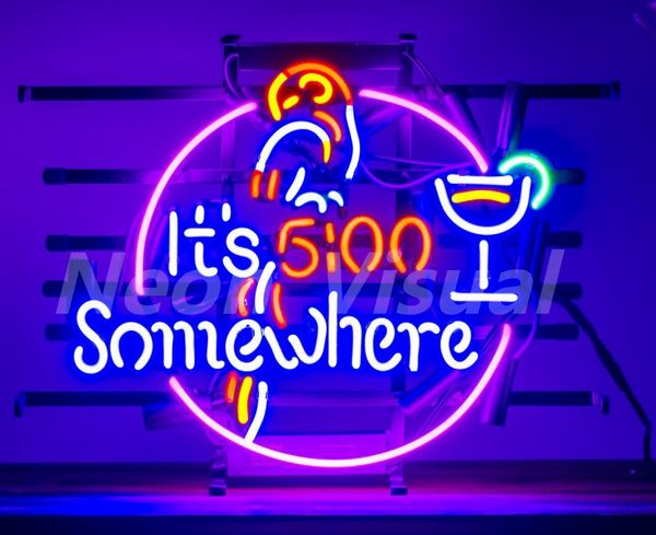 

17*13 neon signs light real glass tube handmade neon beer bar sign t023