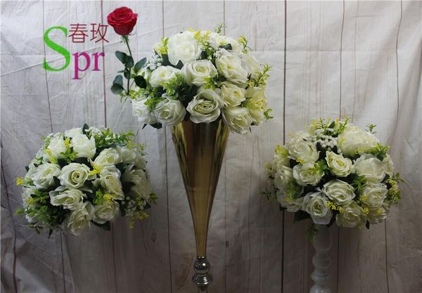 

wedding road lead flowers rose candlestick table centerpiece flower decoratio decorative & wreaths