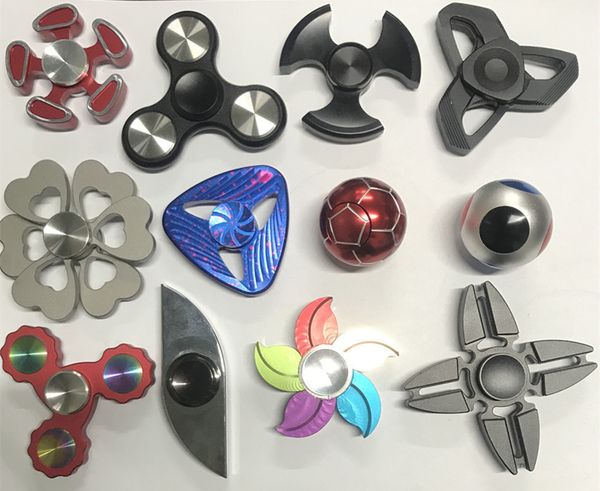 

finger toys fingertip aluminum alloy toy round football double eleven