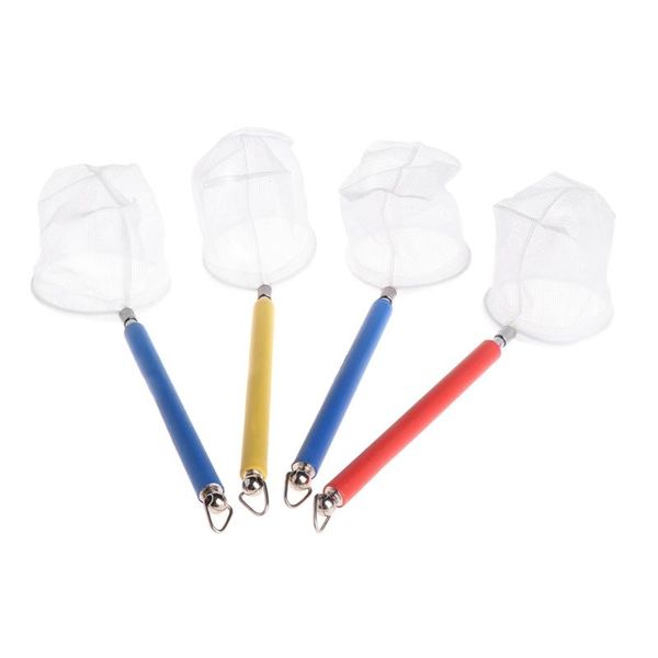 

decorations fishing tank net retractable round square fish shrimp capture for aquarium tools