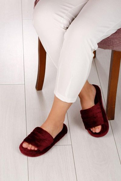 

women home slipper burgundy slippers, Black