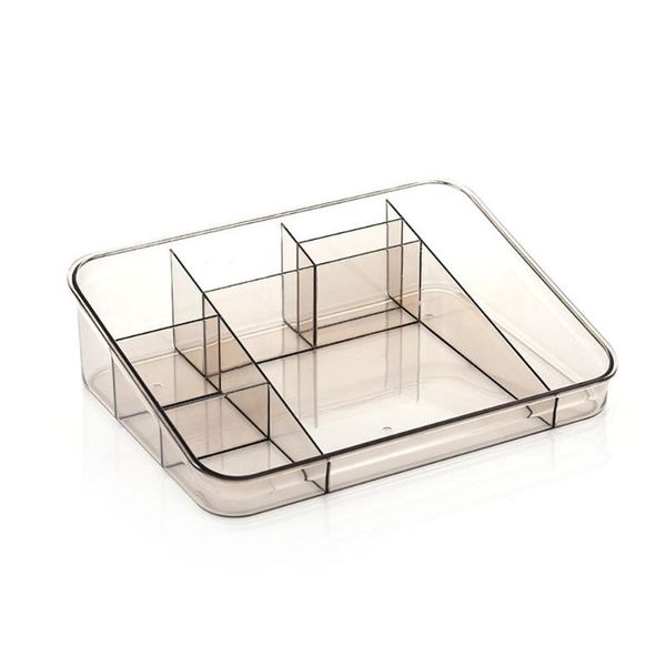

storage boxes & bins high capacity clear acrylic cosmetic organizer case make up holder glossy jewelry box
