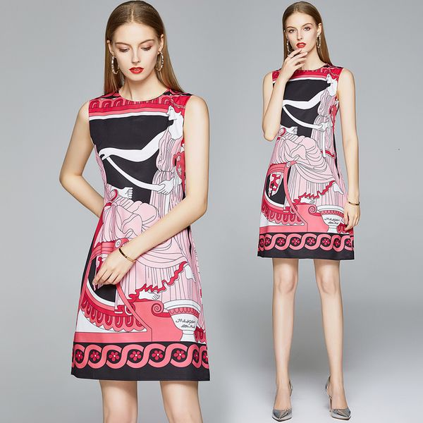 

quality luxury designer summer t-shirt dresses fashion runway prom party women's printed dress plus size slim office ladies mini dress, Black;gray