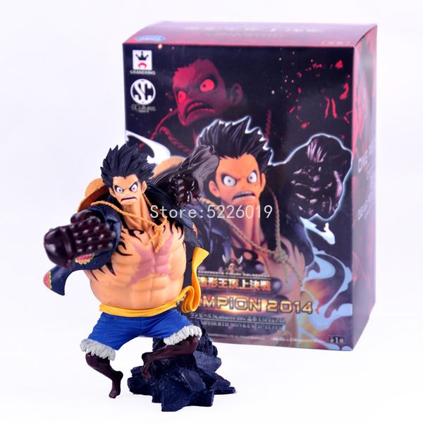 15 cm anime uma peça figura engrenagem quarto macaco d luffy figurine scultures top guerra uma peça pvc figura de ação modelo brinquedos de boneca x0526