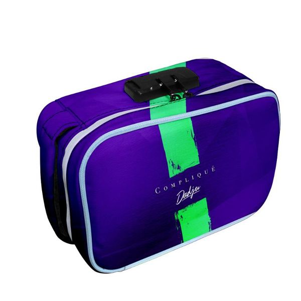 

cosmetic bags & cases 2021 dadju merch 3d print portable storage carrying stratification password lock zipper box women makeup organizer bag