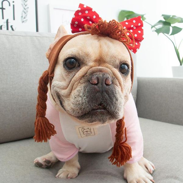 

dog apparel [mpk costume] cute headwear, ribbon headwear for dogs of all sizes