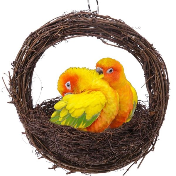 

bird nest hanging handmade parrot breeding eggs cage accessories cages