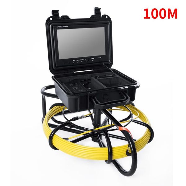 

cameras wp9600b pipe inspection camera with dvr 8gb ft card sewer drain industrial endoscope ip68 4500mha battery to take videos