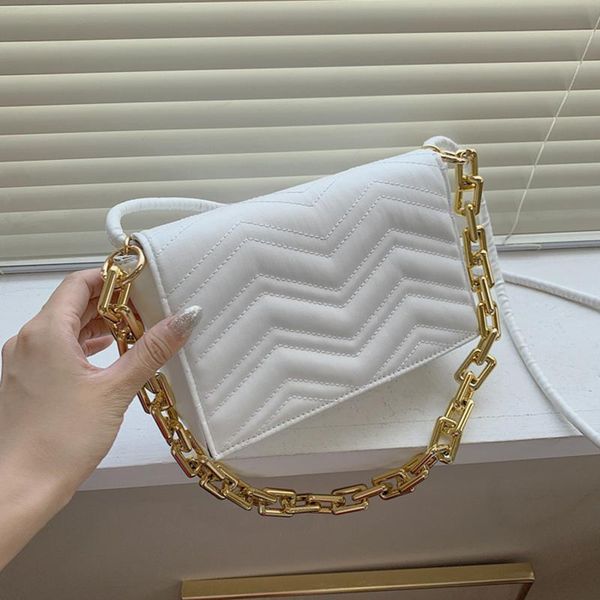 

evening bags thick chain flap for women crossbody pu leather female shoulder small ladies handbags and purses
