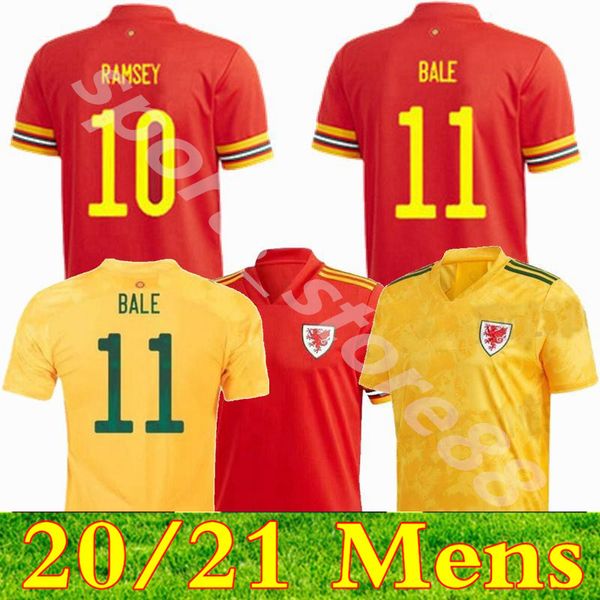 

2021 wales soccer jerseys national team home away bale james ramsey men kids maillot de football shirts allen vokes camiseta futol uniform, Black;yellow