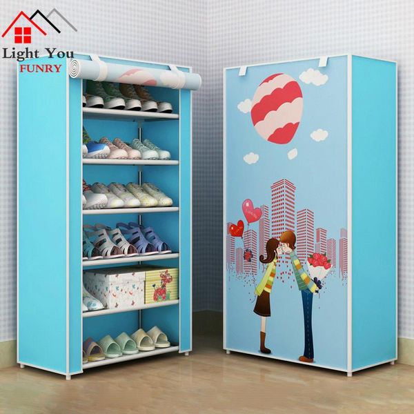 

clothing & wardrobe storage dustproof home shoe racks organizer multiple layers shoes shelf stand holder door rack save space