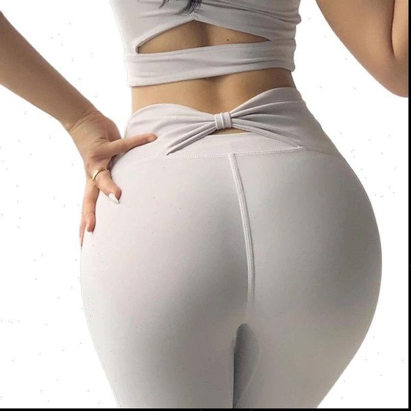 

sports slim pants fitness nylon womens legging high waist long casual bow push up legins gym clothing, Black