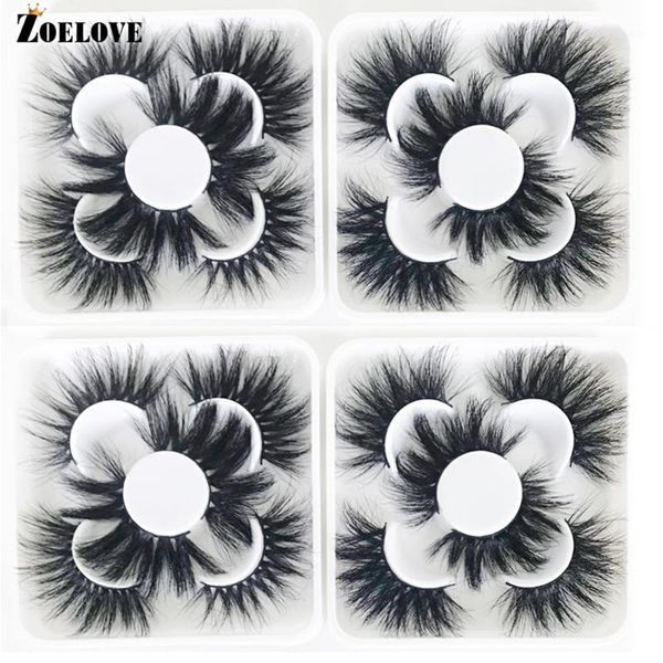 

zoelove false eyelashes wholesale 25mm fluffy mink lashes bulk 5d full strip vendors long fake boxes case 1pair1