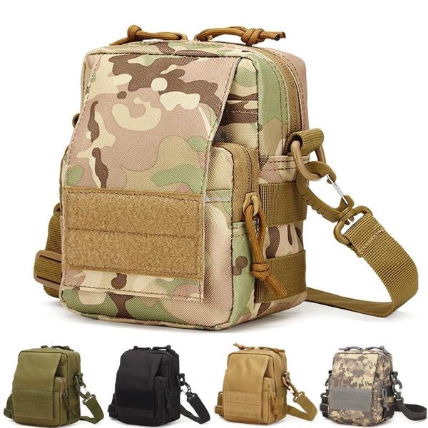 

outdoor tactical molle shoulder bag military messenger sport running travel army camouflage pack bags