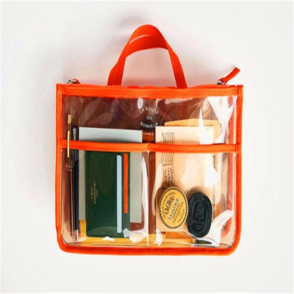 

large waterproof transparent pvc cosmetic bag women make up case travel zipper makeup beauty wash organizer toiletry storage kit bags & case