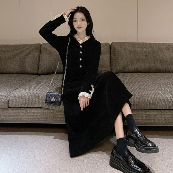 

casual dresses cmaz dres for women summer 2021 korean style, Black;gray