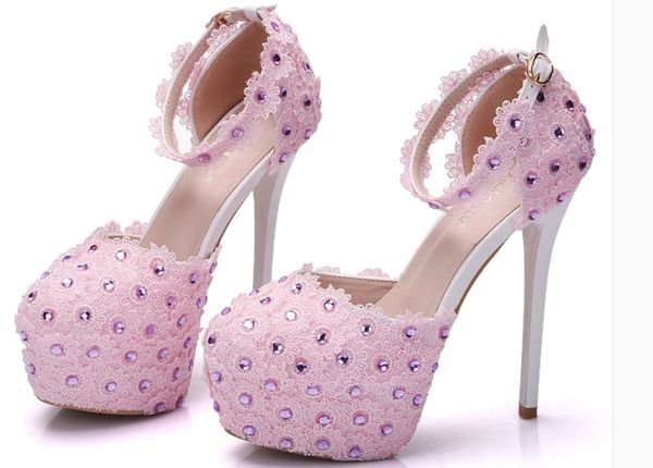 

women's sandals spring and autumn high fine heel round head @123, Black