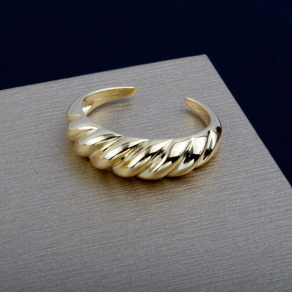 

french s925 silver horn bag ring for women