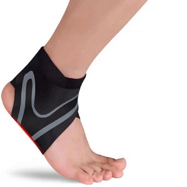 

ankle support general strap foot protective bandage brace, Blue;black