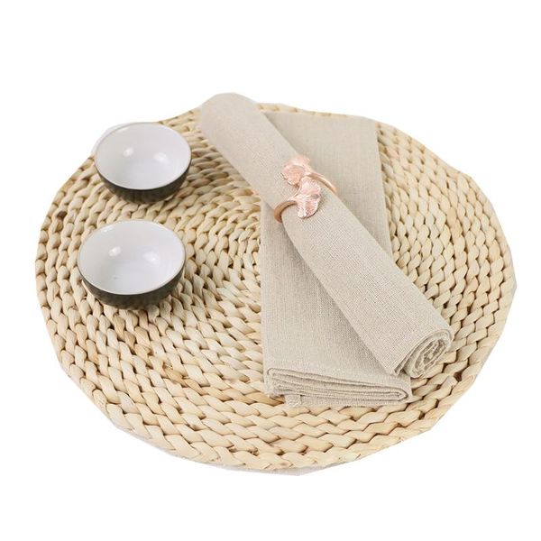 

table napkin 24pc 30x45cm cloth napkins with hemmed edges wholesale prices polyester cotton blend fabric mat for kitchen dining wedding