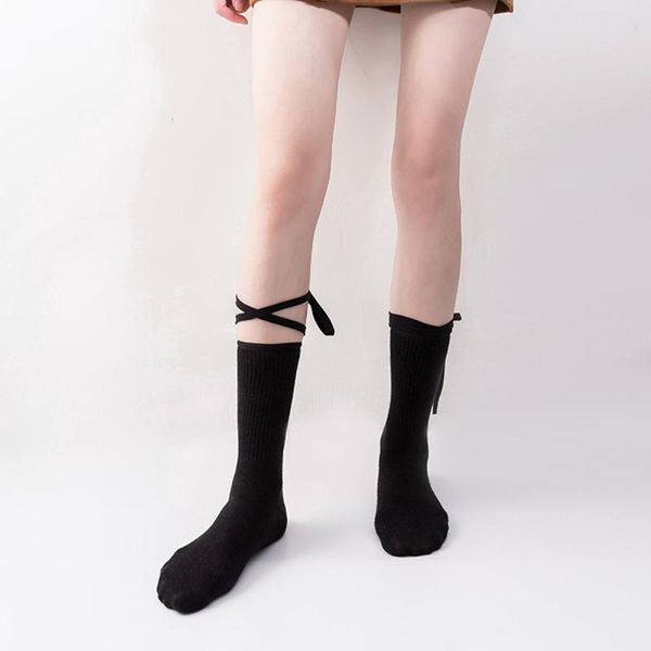 

socks & hosiery est bandage female letter printed trendy bar nightclub personality reflective cross high quality, Black;white
