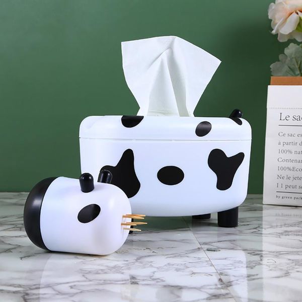 

tissue boxes & napkins box living room restaurant creative pumping toothpick cartoon animal multifunctional kitchen table organizer
