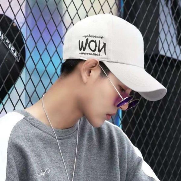 

ball caps baseball women's autumn and winter cap ins men's korean face show versatile street fashion embroidered letter student ha, Blue;gray