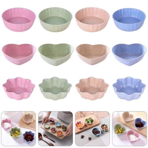

dishes & plates 12 pcs durable seasoning practical dipping bowls modern sauce