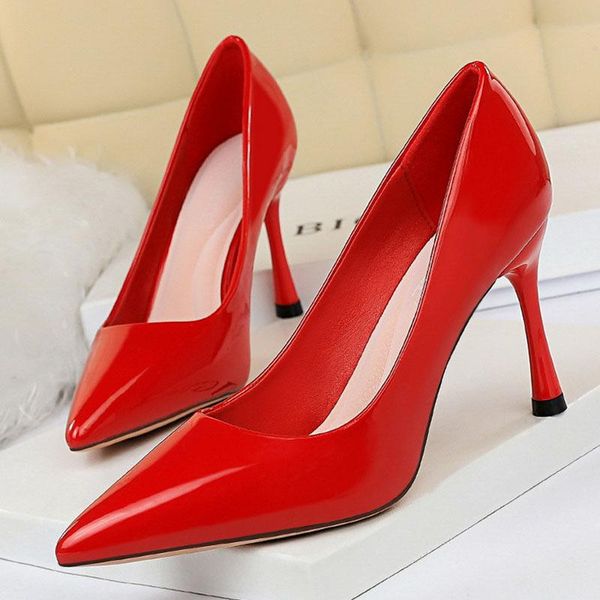 

dress shoes nice women pumps girl high heel fine with pointed black fresh princess vogue