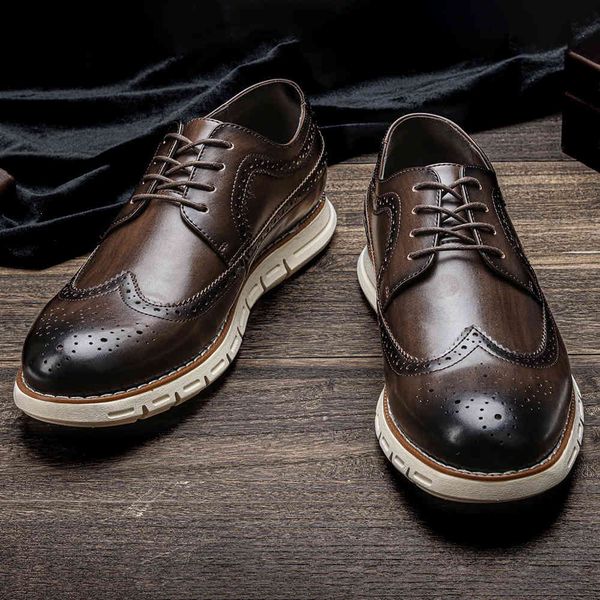 

dress shoes tênis de couro masculino, casual, tamanho 8-12, confortável, marca wootten, sapatos masculinos com arqueamento, moda , # al527 d, Black