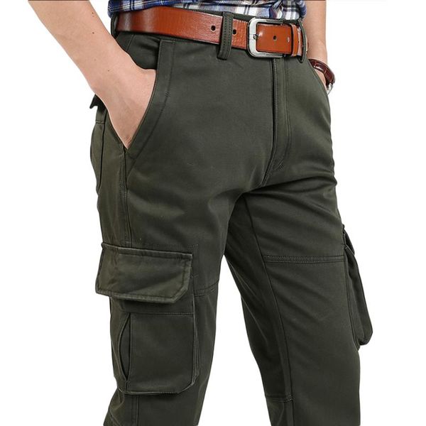 

men's pants brand cargo camouflage jogging casual oversized cotton military tactical, Black