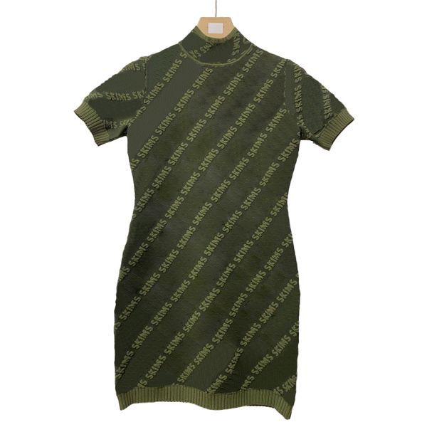 

womens trendy dresses new year short sleeve skims letter pattern pure color casual dress lady skirts4ln3, Black;gray