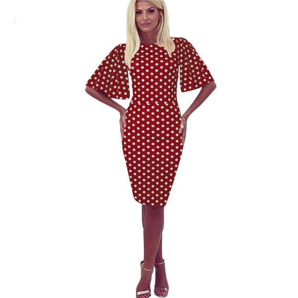 

women's dress round neck bubble sleeve slim package hip casual 1189, Black;gray