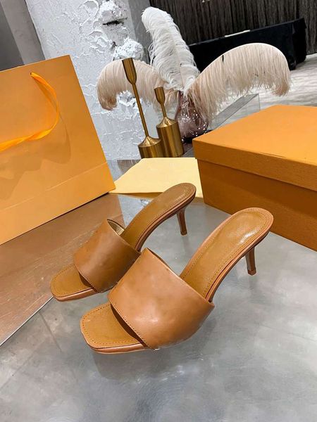 

high-heeled slipper revival flat mules shoes men women slides sandals designer black pink orange blue waterfront brown white summer flip flo