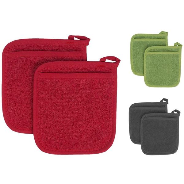 

baking gloves anti-scalding microwave oven heat pad dual-function / pot holder, 2pcs mitts