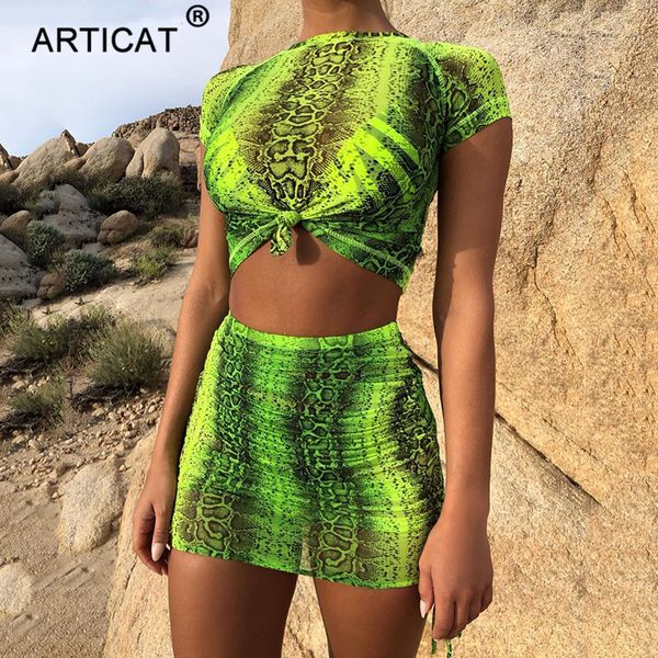 

two piece set printed summer dress 2021 lace up pleated bodycon bandage dress women short sleeve beach holiday dresshigh quality, Black;gray